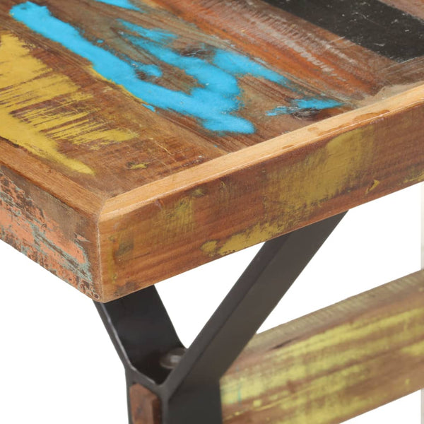 vidaXL Table de salle à manger 140x70x76 cm bois de récupération massif