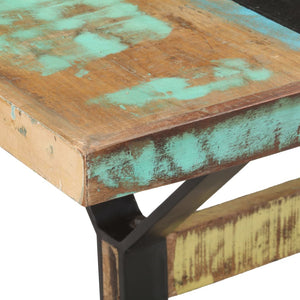 vidaXL Table de salle à manger 160x80x76 cm Bois de récupération massif