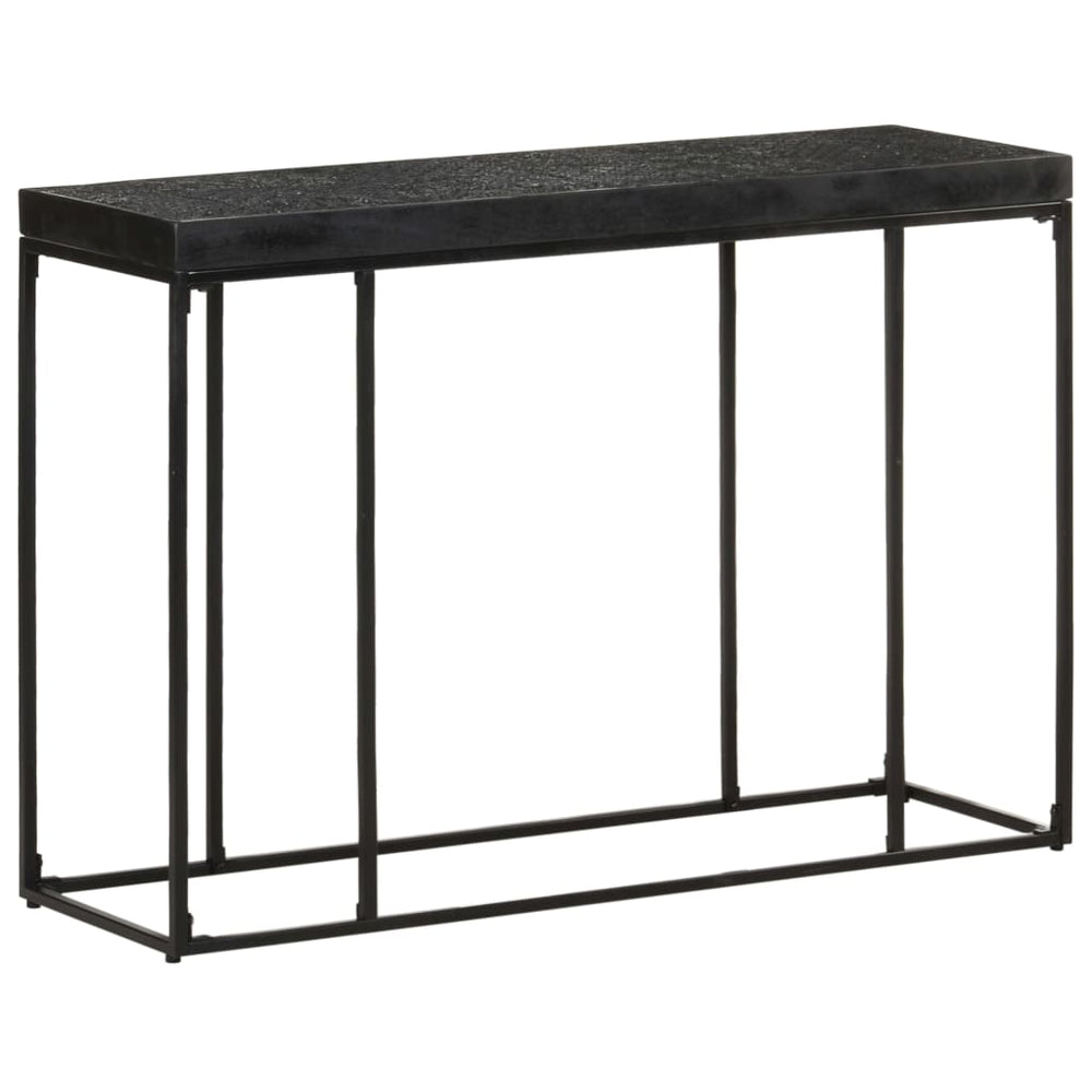 Schwarzer Konsolentisch 110 cm Akazie Mango Massivholz