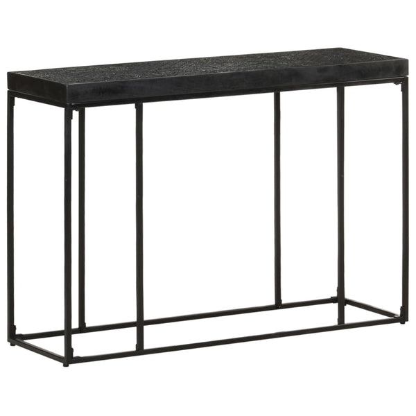 Schwarzer Konsolentisch 110 cm Akazie Mango Massivholz
