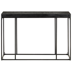 Schwarzer Konsolentisch 110 cm Akazie Mango Massivholz