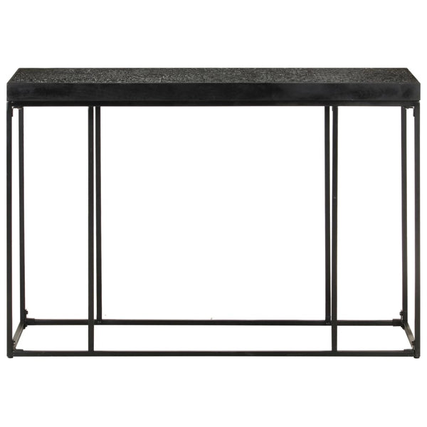 Schwarzer Konsolentisch 110 cm Akazie Mango Massivholz