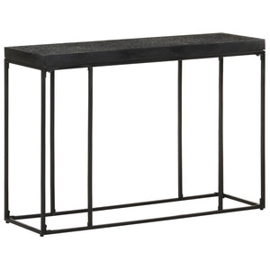 Schwarzer Konsolentisch 110 cm Akazie Mango Massivholz