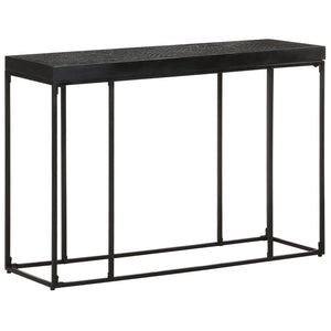Schwarzer Konsolentisch 110 cm Akazie Mango Massivholz