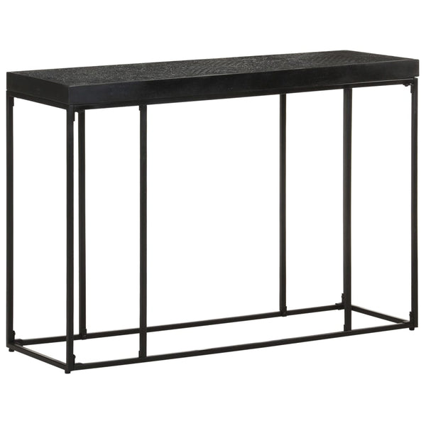 Schwarzer Konsolentisch 110 cm Akazie Mango Massivholz
