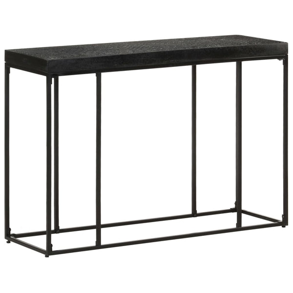 Schwarzer Konsolentisch 110 cm Akazie Mango Massivholz