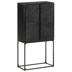 Schwarzes Sideboard 60x120cm Massivholz