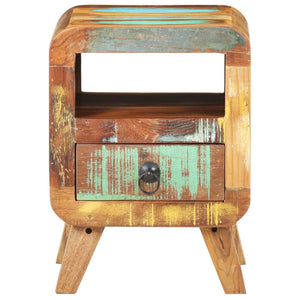 Nachttisch Recyceltes Massivholz 30x30x41 cm