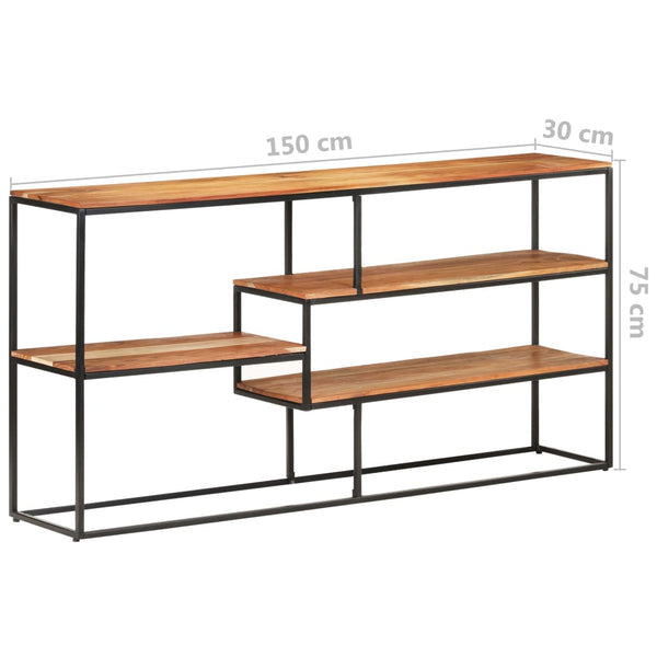 Akazie Massivholz Sideboard 150 cm