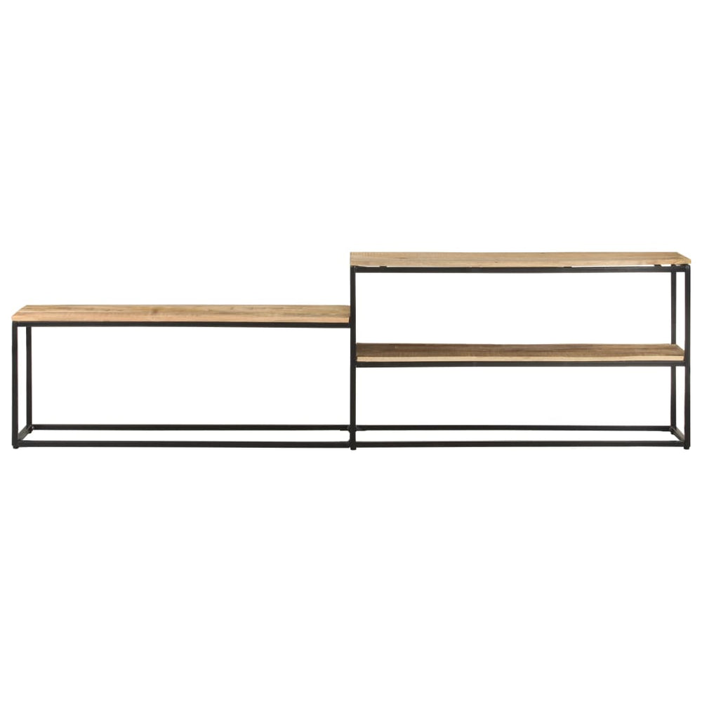 vidaXL Meuble TV 180x30x50 cm Bois de manguier brut