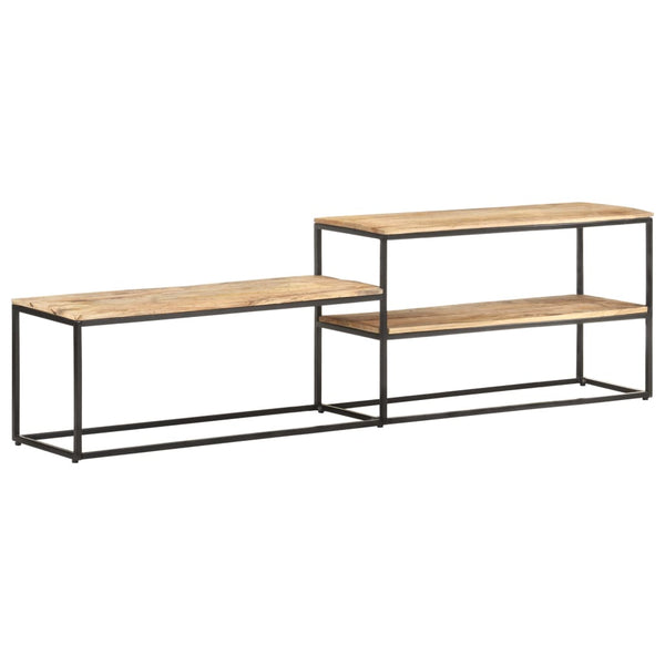 vidaXL Meuble TV 180x30x50 cm Bois de manguier brut