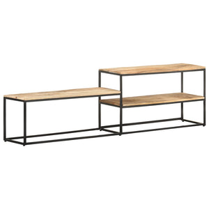 vidaXL Meuble TV 180x30x50 cm Bois de manguier brut