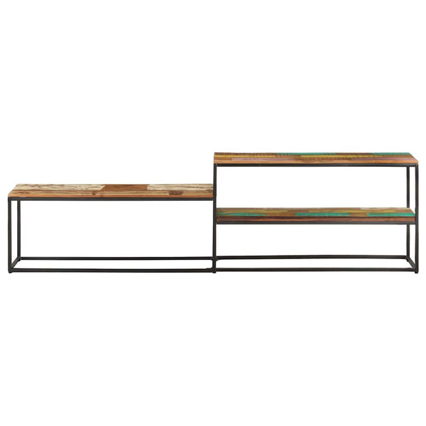 vidaXL Meuble TV 180x30x50 cm Bois massif recyclé