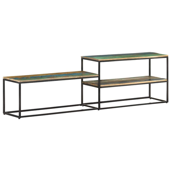 vidaXL Meuble TV 180x30x50 cm Bois massif recyclé