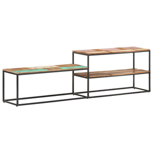 vidaXL Meuble TV 180x30x50 cm Bois massif recyclé