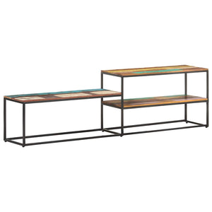vidaXL Meuble TV 180x30x50 cm Bois massif recyclé