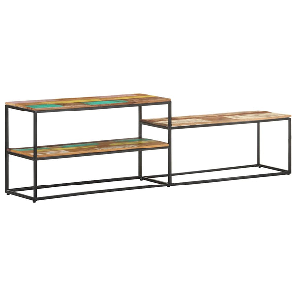vidaXL Meuble TV 180x30x50 cm Bois massif recyclé