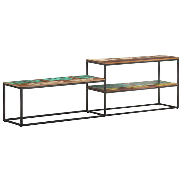 vidaXL Meuble TV 180x30x50 cm Bois massif recyclé