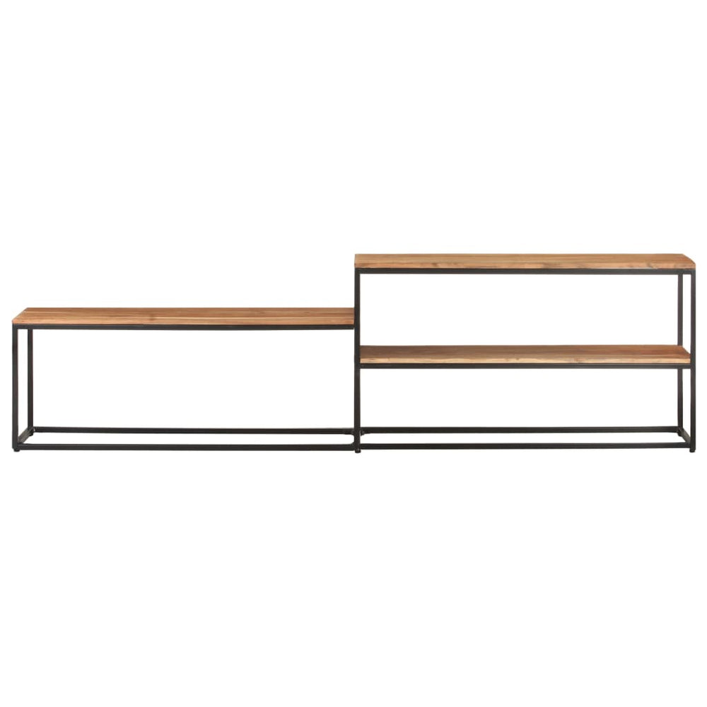 vidaXL Meuble TV 180x30x50 cm Bois d'Acacia Massif