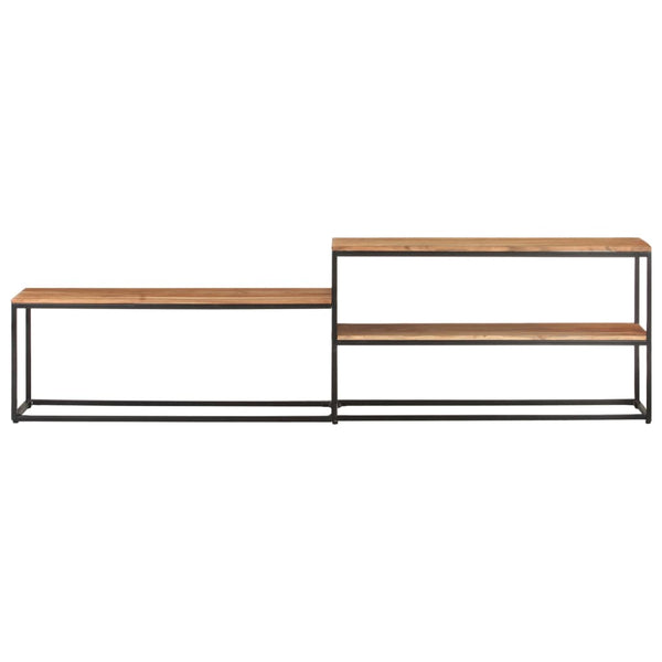 vidaXL Meuble TV 180x30x50 cm Bois d'Acacia Massif