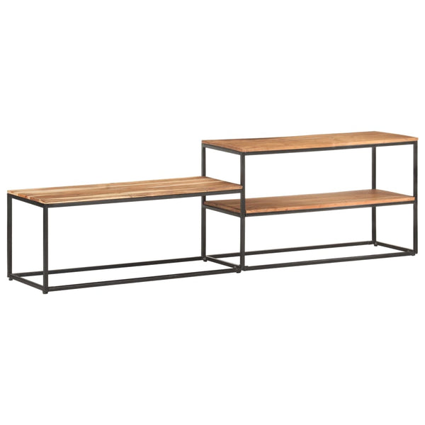 vidaXL Meuble TV 180x30x50 cm Bois d'Acacia Massif