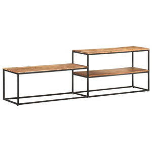 vidaXL Meuble TV 180x30x50 cm Bois d'Acacia Massif