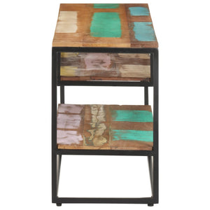 vidaXL Meuble TV 130x30x45 cm Bois massif recyclé