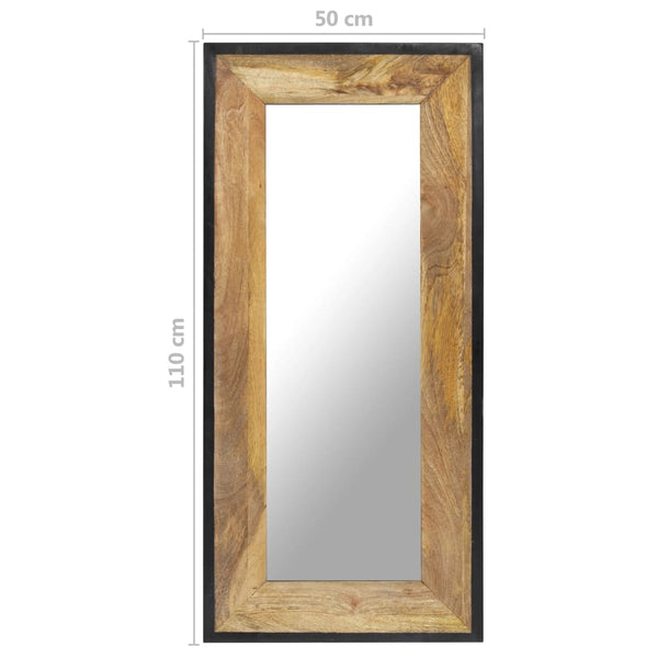 Massivholz Spiegel Mango 110x50 cm