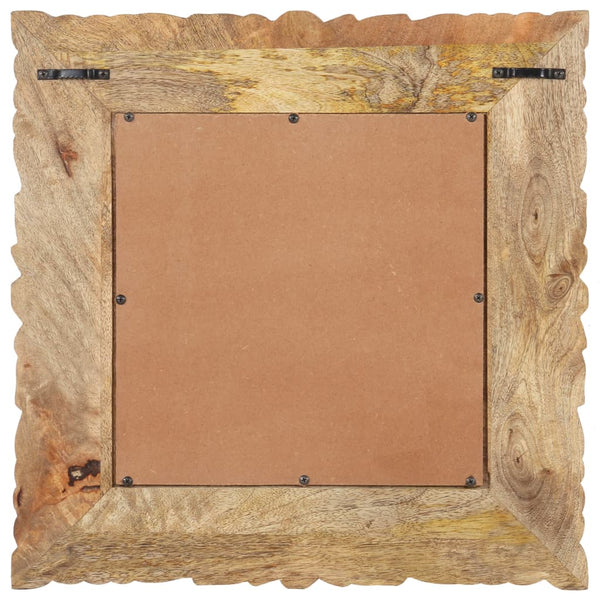 Mango Massivholz Spiegel 50x50 cm