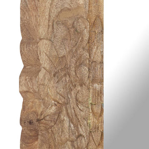 Mango Massivholz Spiegel 50x50 cm