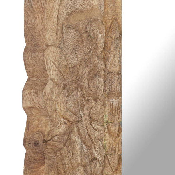 Mango Massivholz Spiegel 50x50 cm