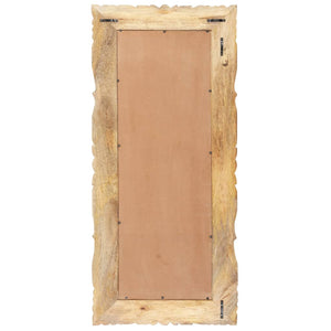 vidaXL Miroir 110x50 cm en bois de manguier massif