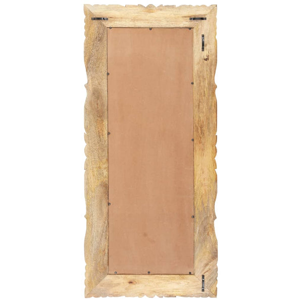vidaXL Miroir 110x50 cm en bois de manguier massif