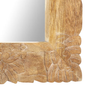 vidaXL Miroir 110x50 cm en bois de manguier massif