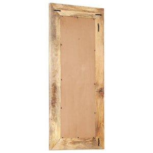 Handgeschnitzter Spiegel Mango Massivholz 110x50 cm