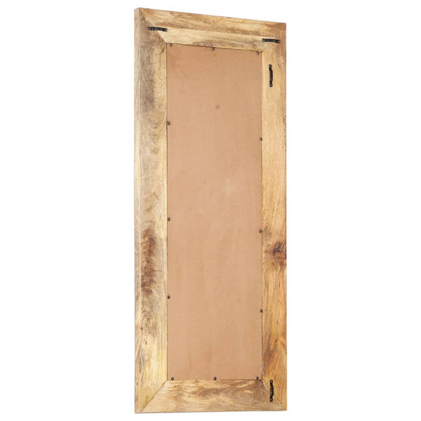 Handgeschnitzter Spiegel Mango Massivholz 110x50 cm