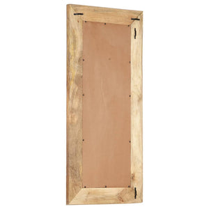 Handgeschnitzter Spiegel Mango Massivholz 110cm