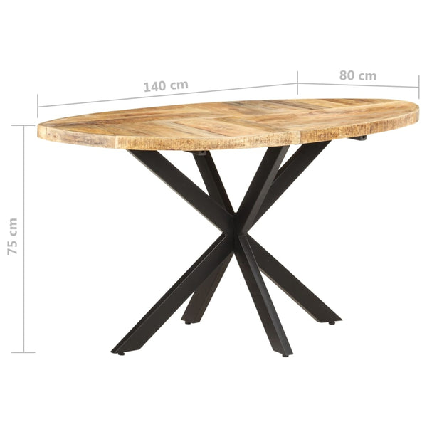 Esstisch Mango Massivholz 140x80 cm