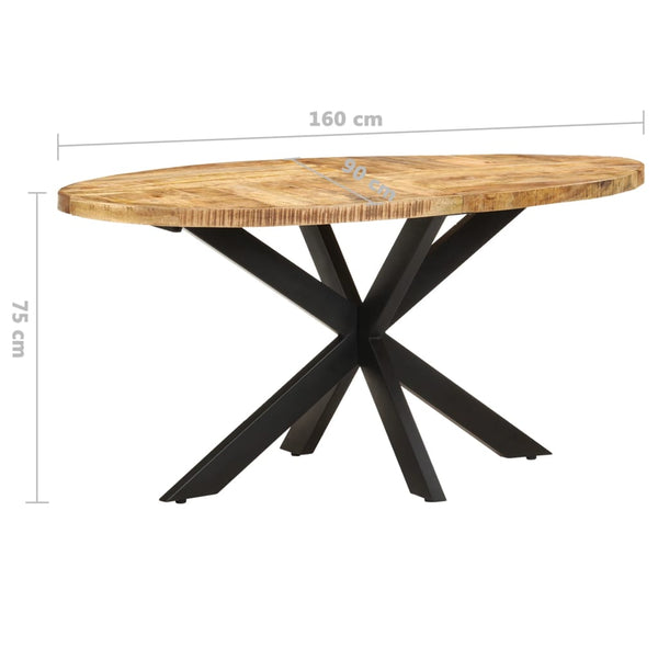 Esstisch aus Mangoholz, 160 cm