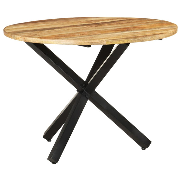 Runder Esstisch aus Mangoholz, 100 cm