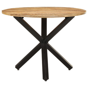 Runder Esstisch aus Mangoholz, 100 cm