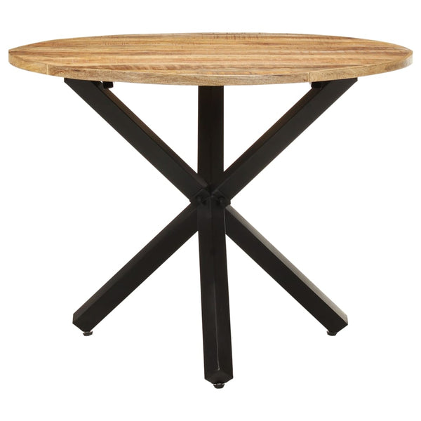 Runder Esstisch aus Mangoholz, 100 cm