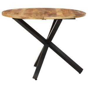 Runder Esstisch aus Mangoholz, 100 cm