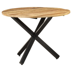 Runder Esstisch aus Mangoholz, 100 cm