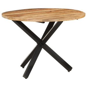 Runder Esstisch aus Mangoholz, 100 cm