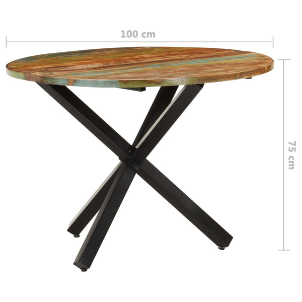 Massivholz Esstisch Rund, 100 cm