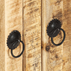 vidaXL Buffet 172x35x80 cm Bois de manguier massif