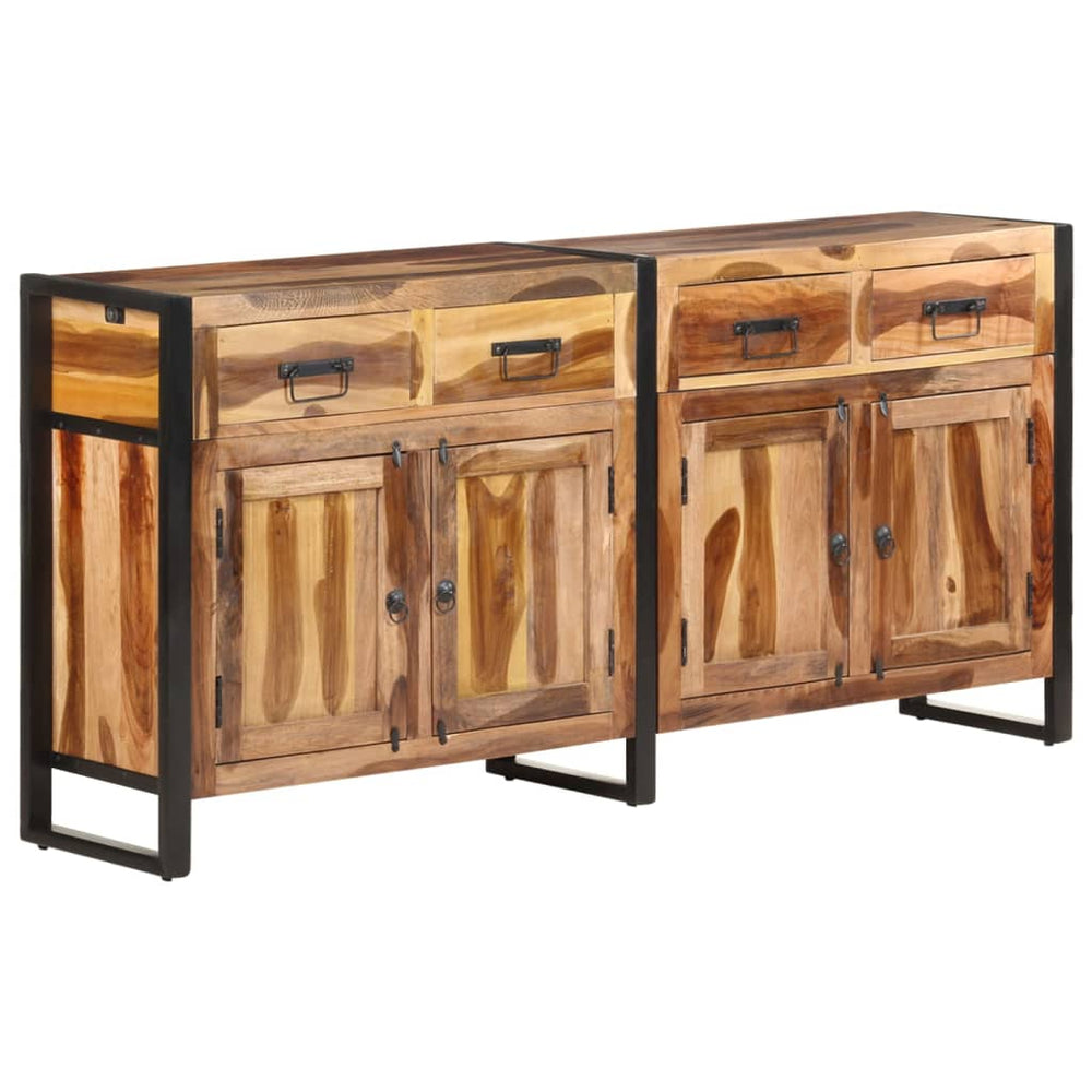 vidaXL Sideboard 172x35x80 cm Solid Acacia Wood Honey Brown