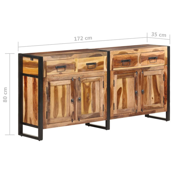 Sideboard Akazie Massivholz Honigfarben 172 cm