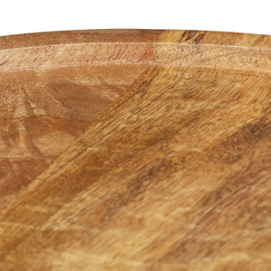 2er Couchtisch Set Mango Massivholz Stahl